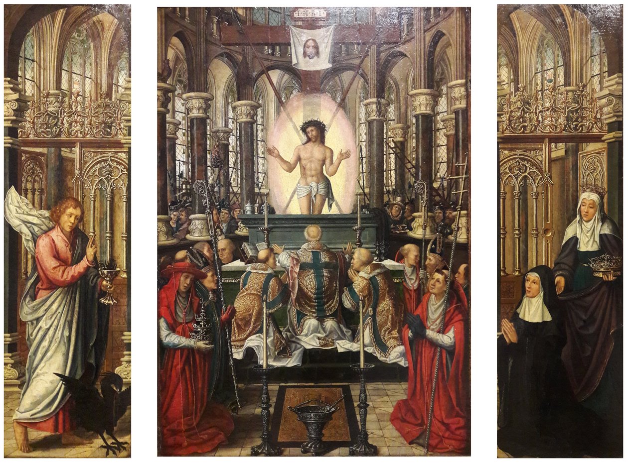 La Messe de Saint Grégoire - Israhel van Meckenem