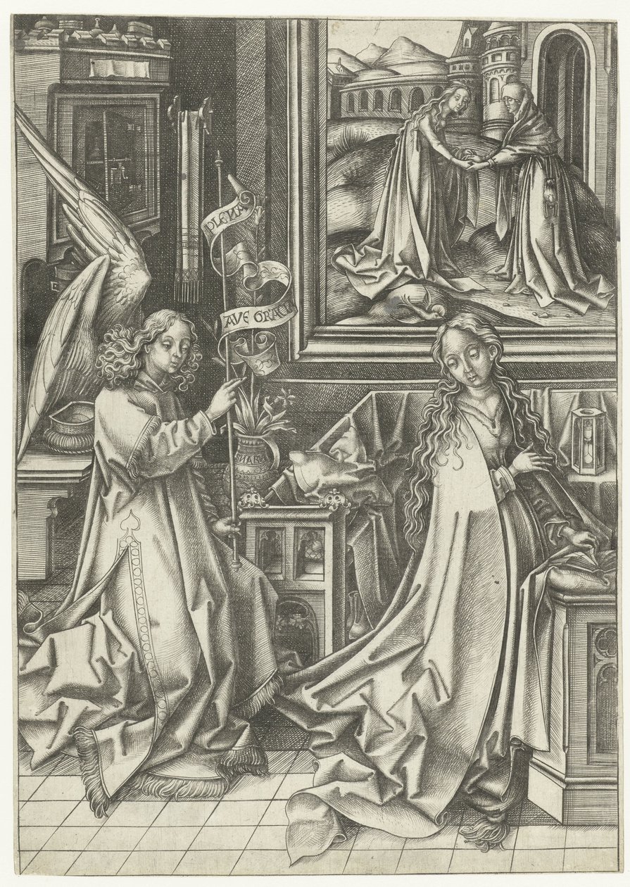 Annonciation - Israhel van Meckenem