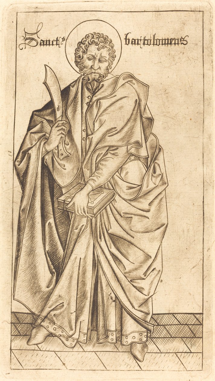 Saint Barthélemy, vers 1470-1480 - Israhel van Meckenem