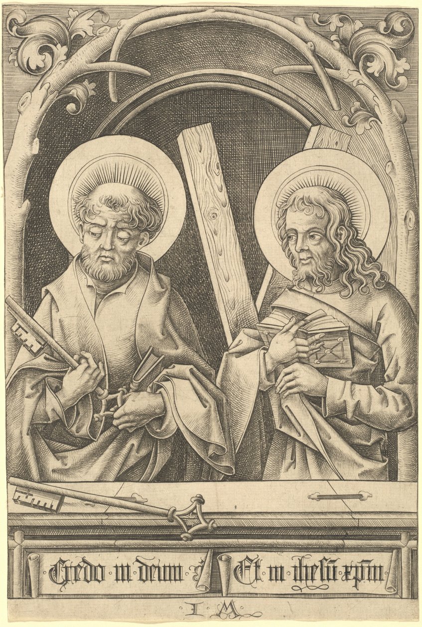Saints Pierre et André - Israhel van Meckenem