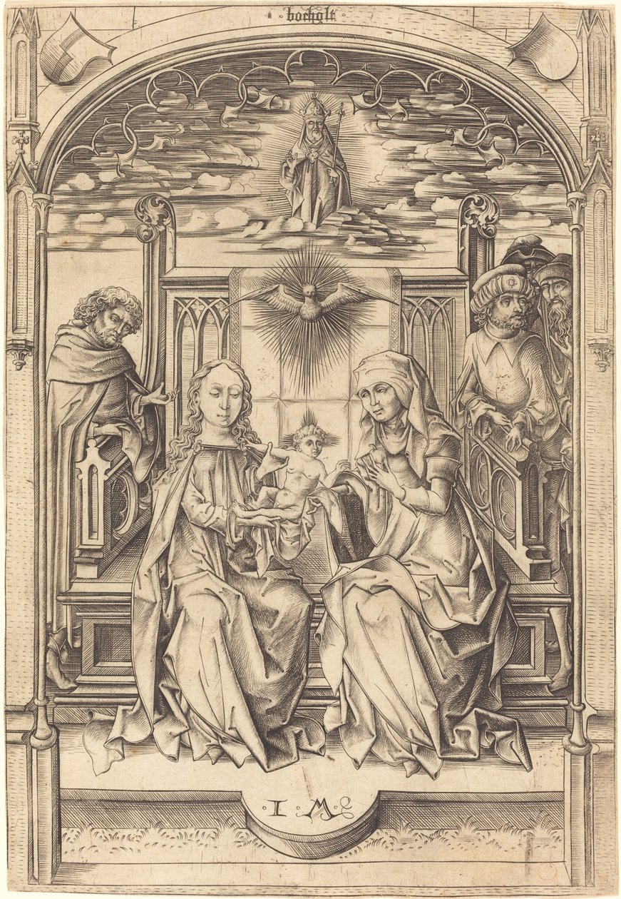 La Sainte Famille - Israhel van Meckenem