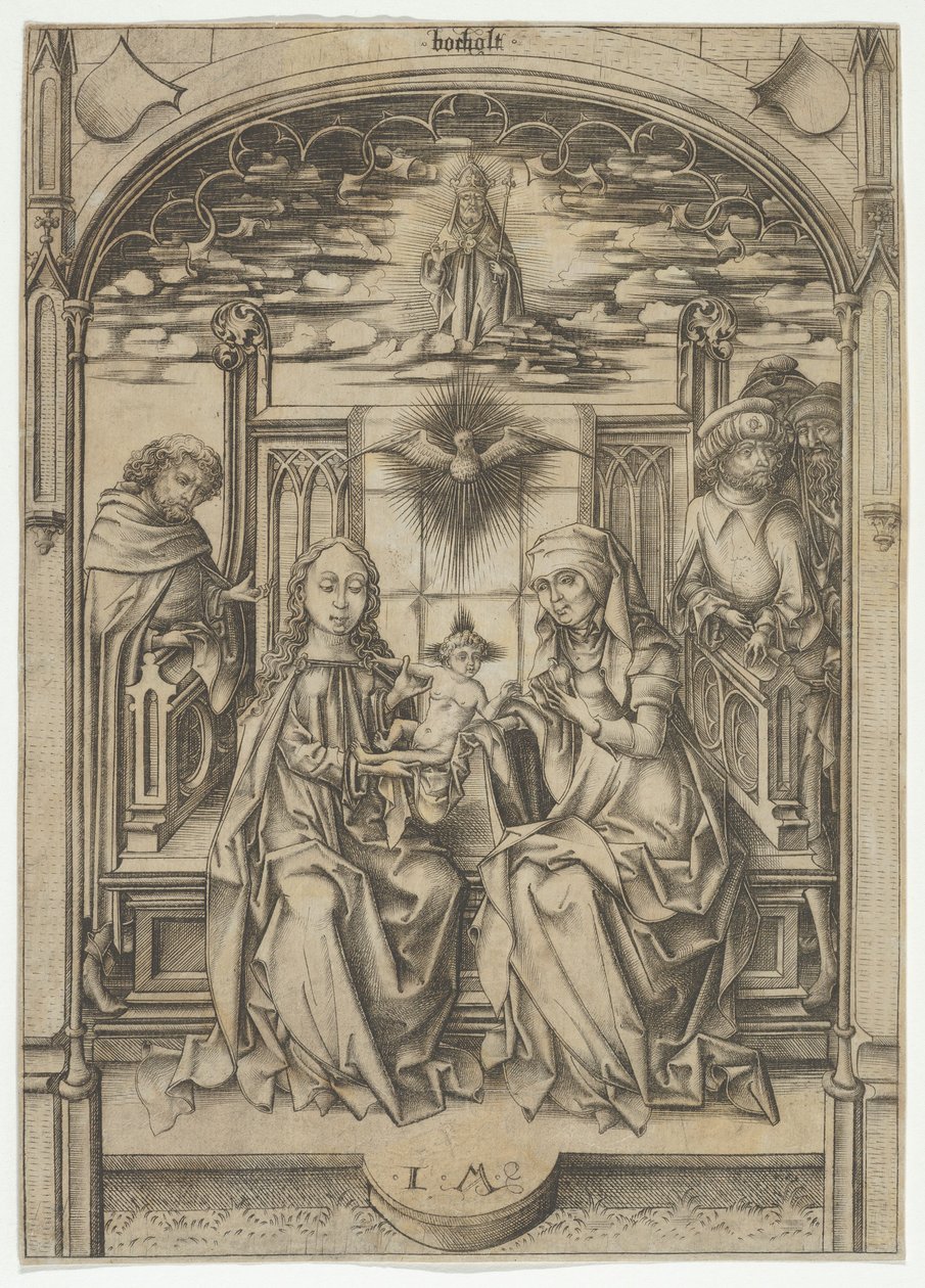 La Sainte Famille avec Sainte Anne - Israhel van Meckenem