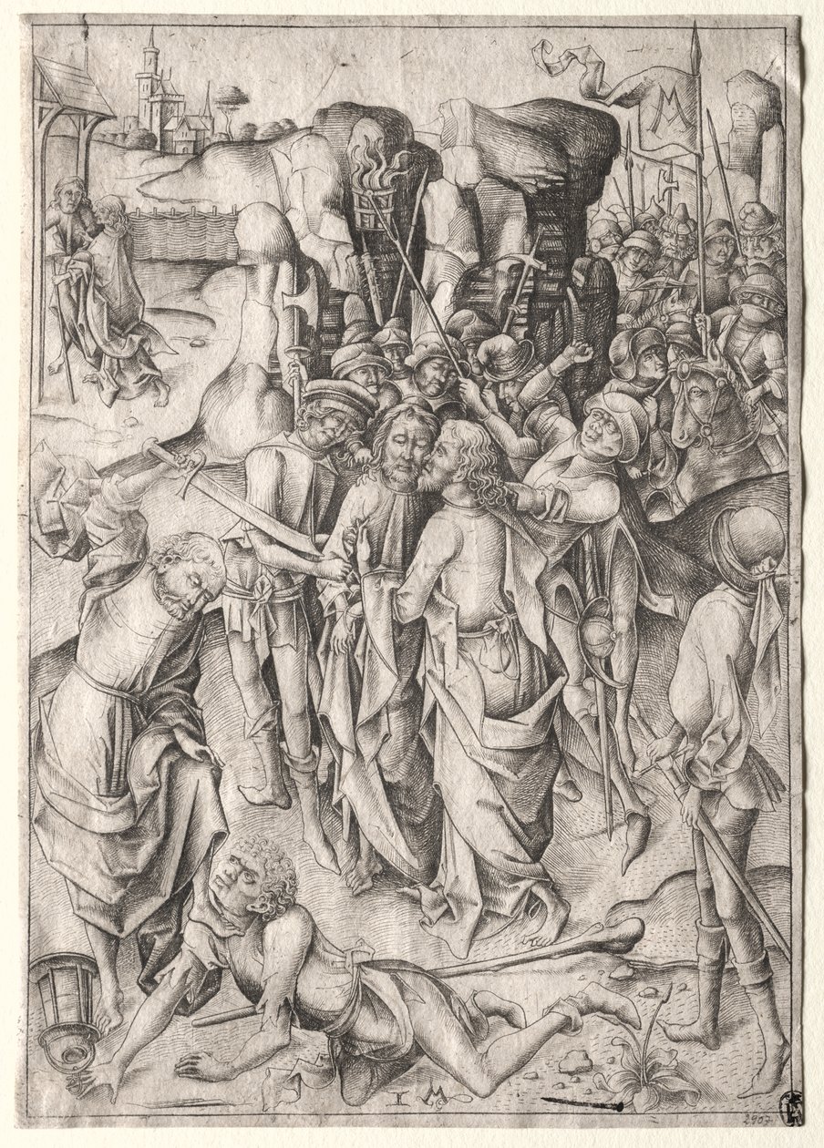 La Passion : Christ Capturé - Israhel van Meckenem