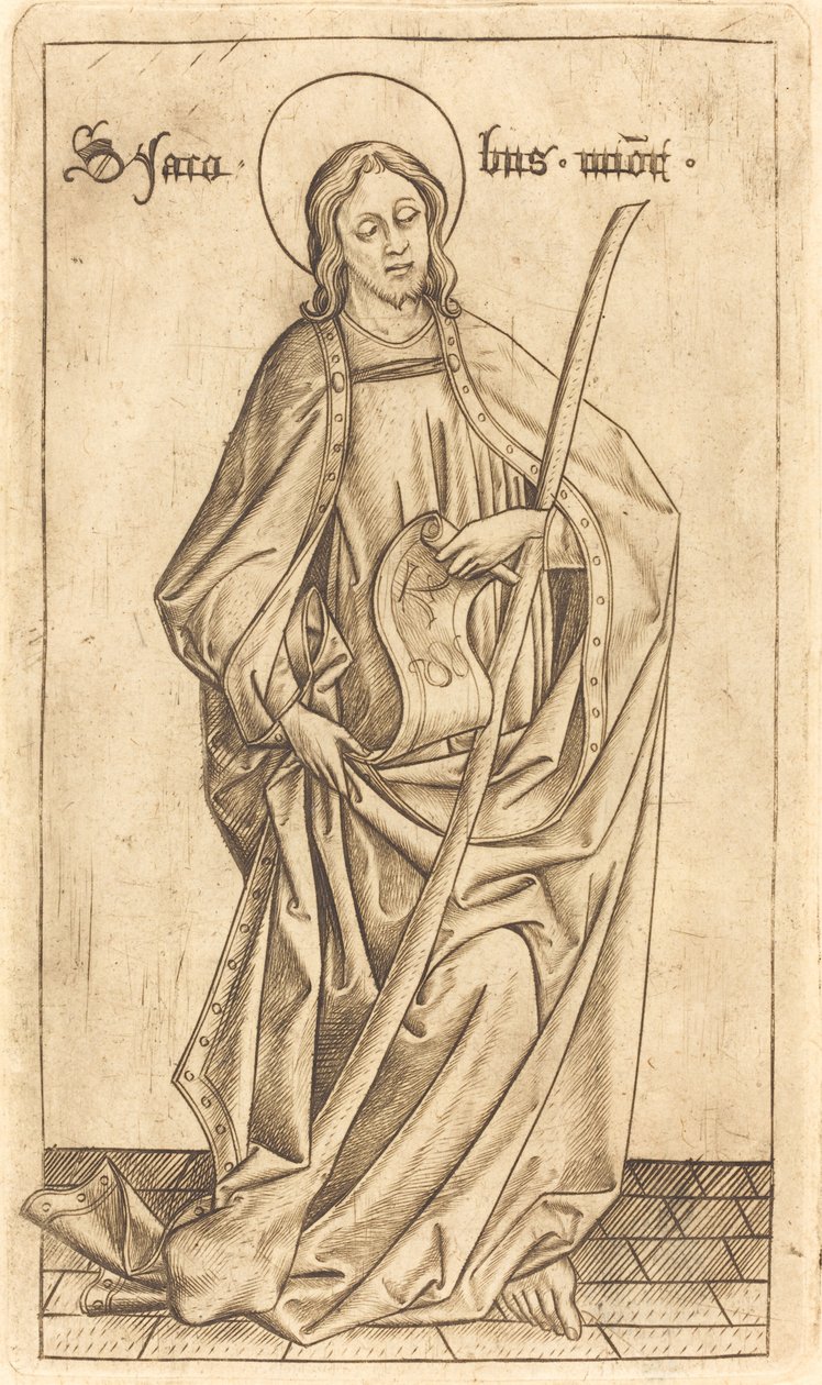 Saint Jacques le Mineur - Israhel van Meckenem after Master E.S.