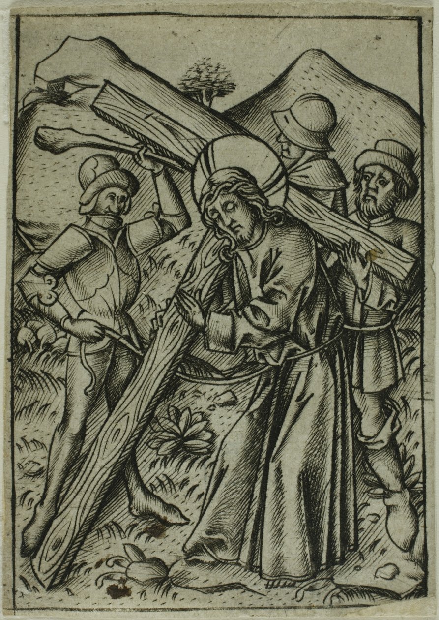 Le Christ portant la croix - Israhel van Meckenem the younger
