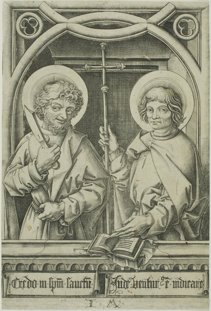 Saint Barthélemy et Saint Philippe des Douze Apôtres - Israhel van Meckenem the younger