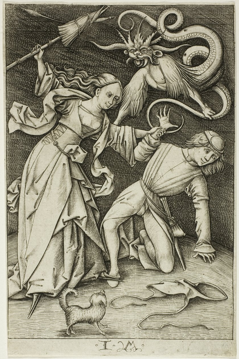 La lutte pour le pantalon - Israhel van Meckenem the younger