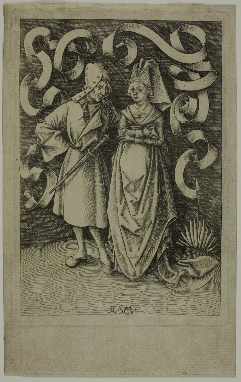 Le couple mal assorti - Israhel van Meckenem the younger