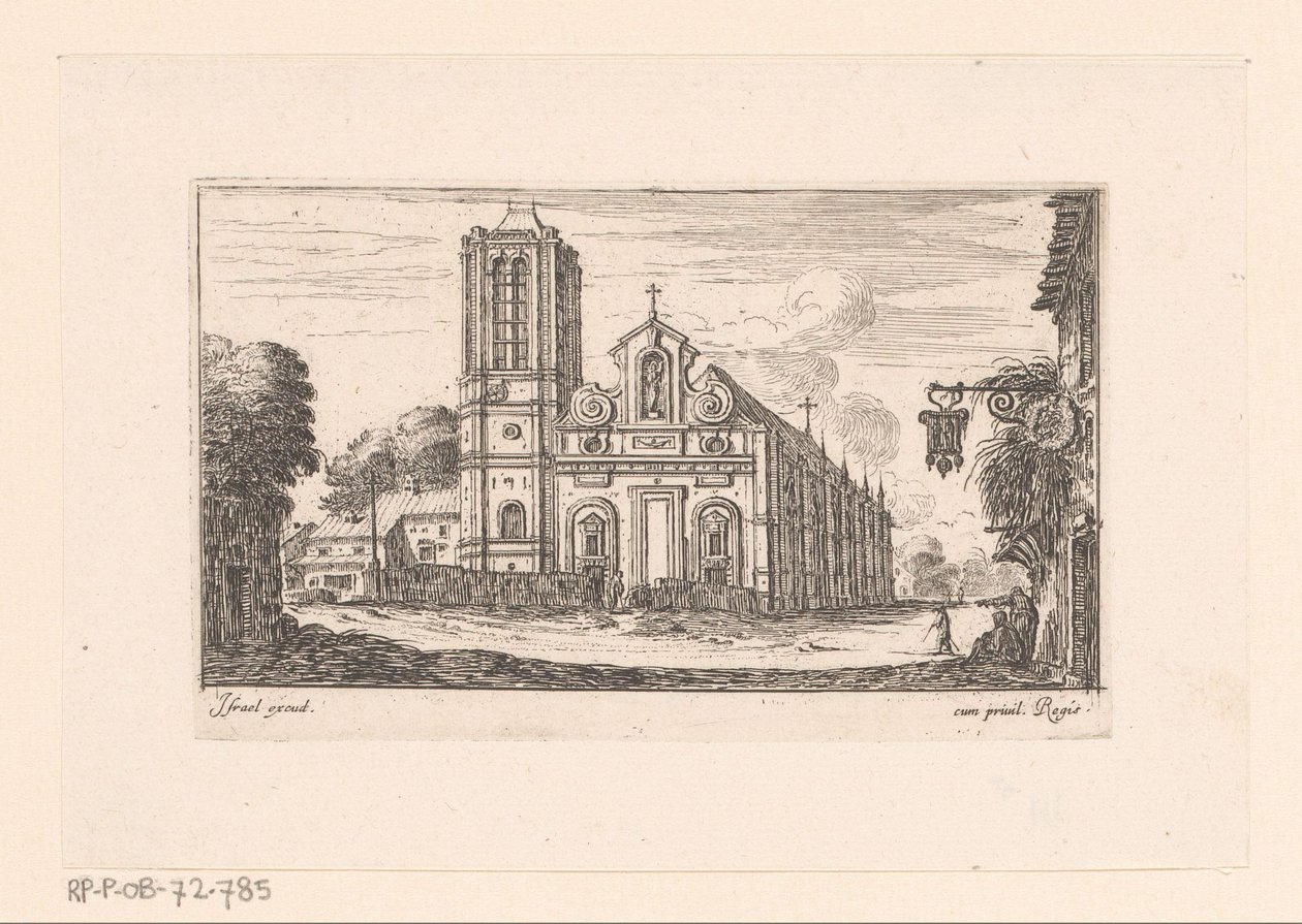 Vue de Notre-Dame-des-Vertus - Israël Silvestre