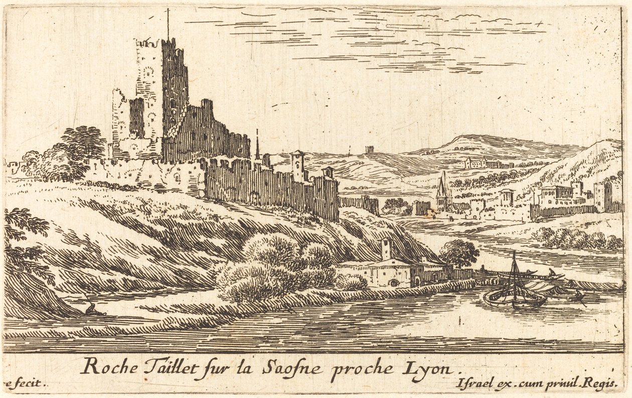 Roche Taillet sur la Saône proche Lyon - Israël Silvestre