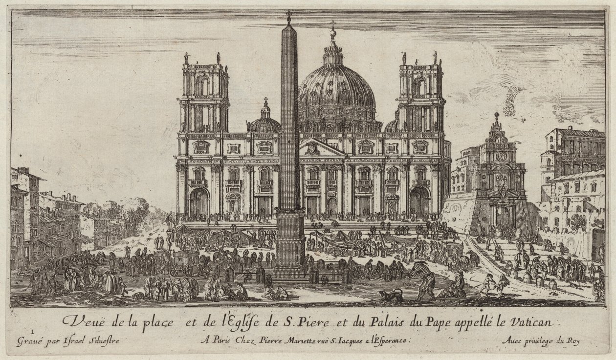 Vue de la place et de l