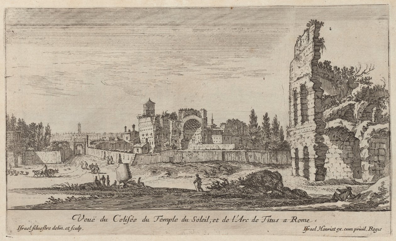 Vue du Colisée, du Temple du Soleil et de l