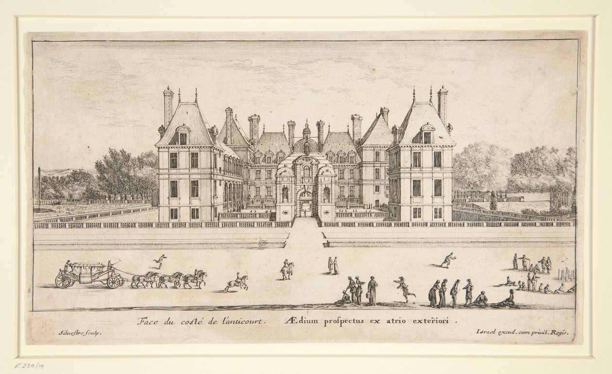 Vue du Château Liencourt : La Cour d