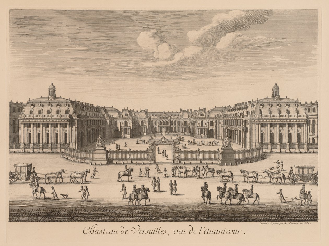 Vue du Château de Versailles, vue de l