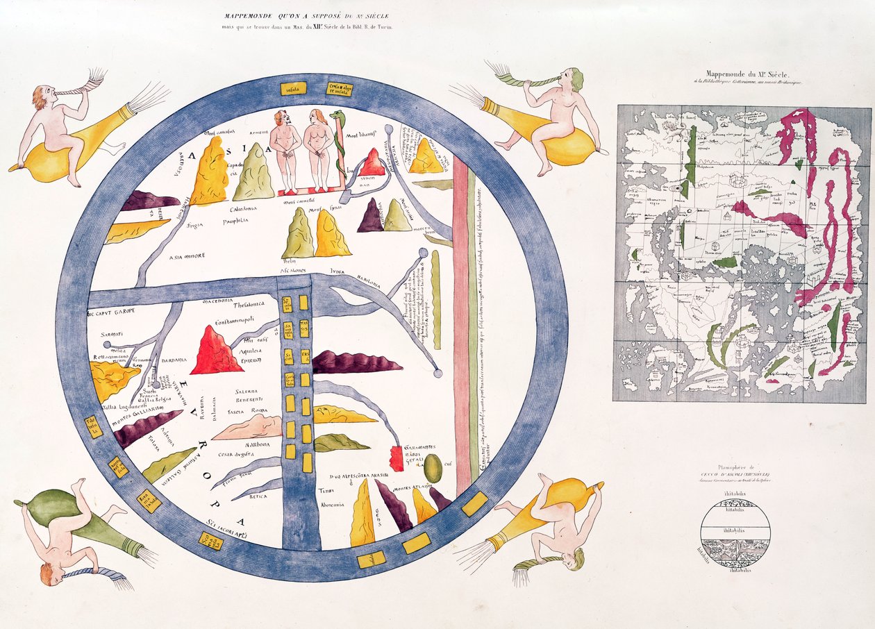 Mappemonde de Beatus de Turin - Italian School
