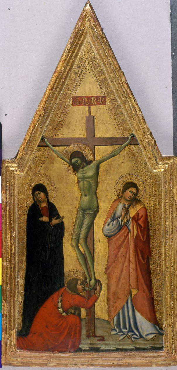 Christ en croix avec Marie, Jean et Marie Madeleine - Italian School