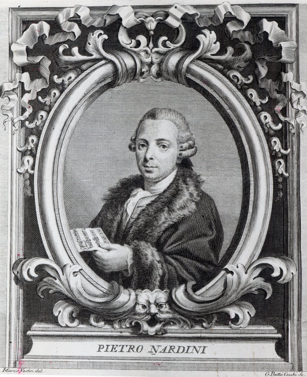 Pietro Nardini, gravé par G. Batta Cechi - Italian School