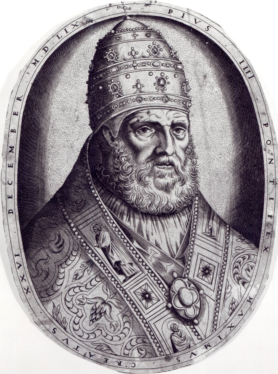 Portrait du pape Pie IV, 1559 - Italian School