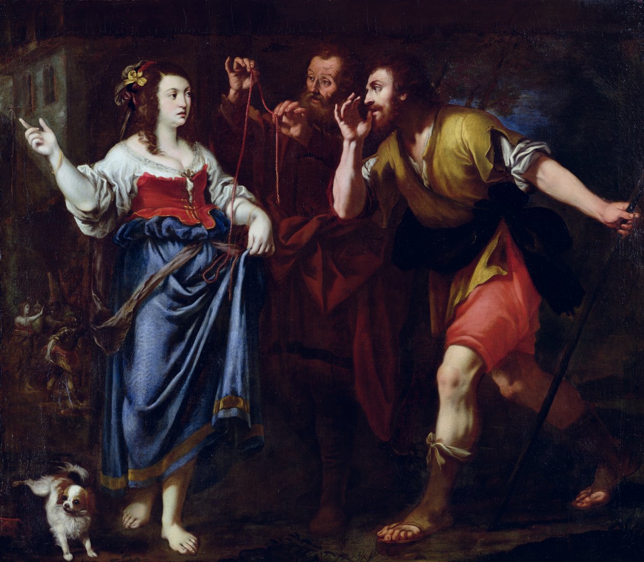Rahab et les émissaires de Josué - Italian School