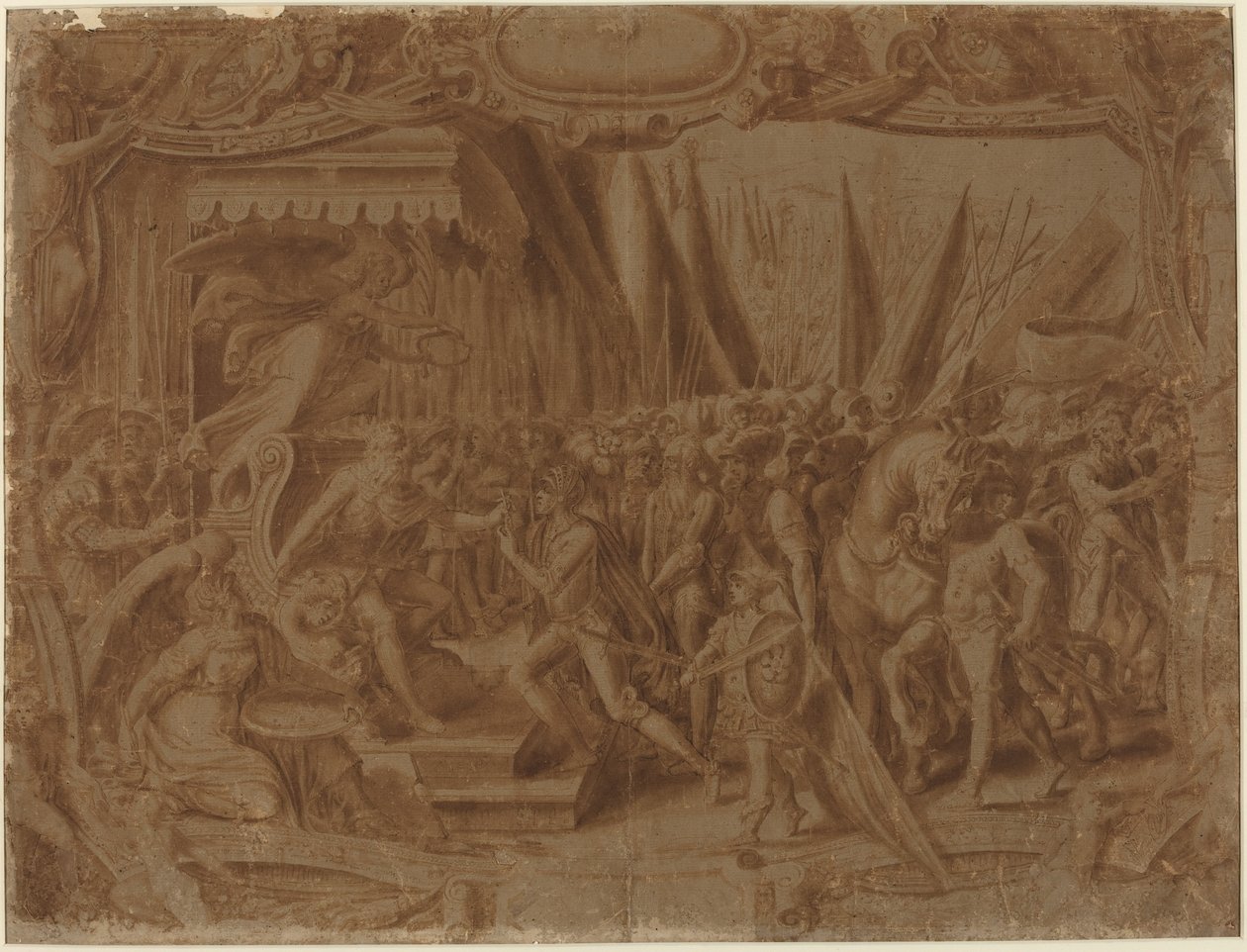 Scène historique - Italian 16th Century