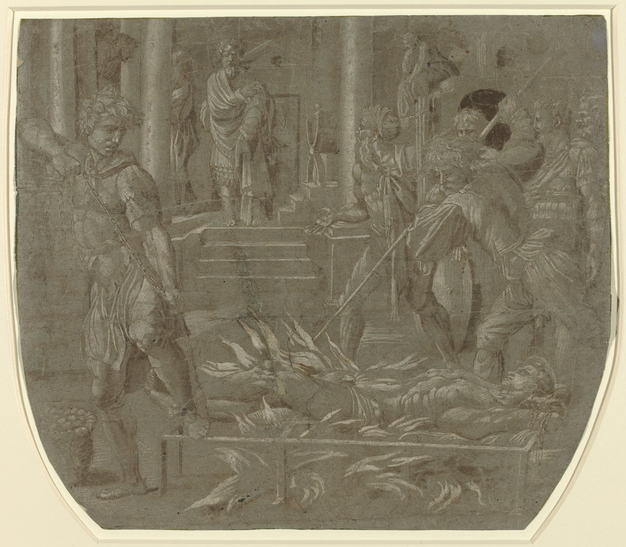 Le martyre de Saint Laurent - Italian 16th Century