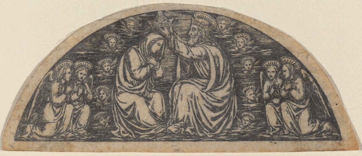 Couronnement de la Vierge - Italian 18th or 19th Century