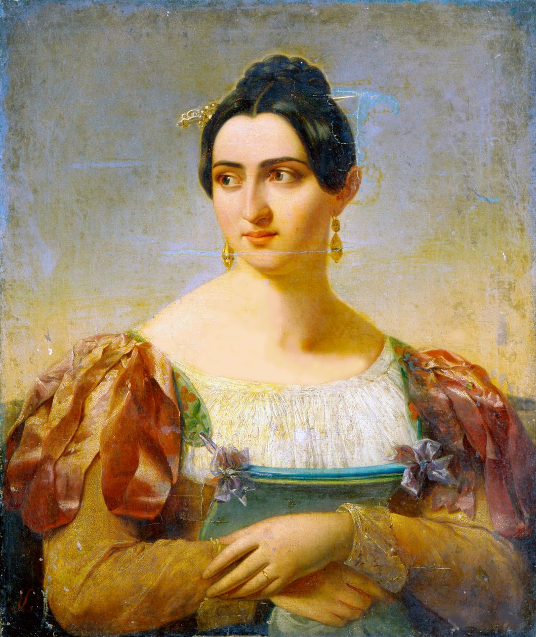 Portrait féminin, début du XIXe siècle - Italian Master