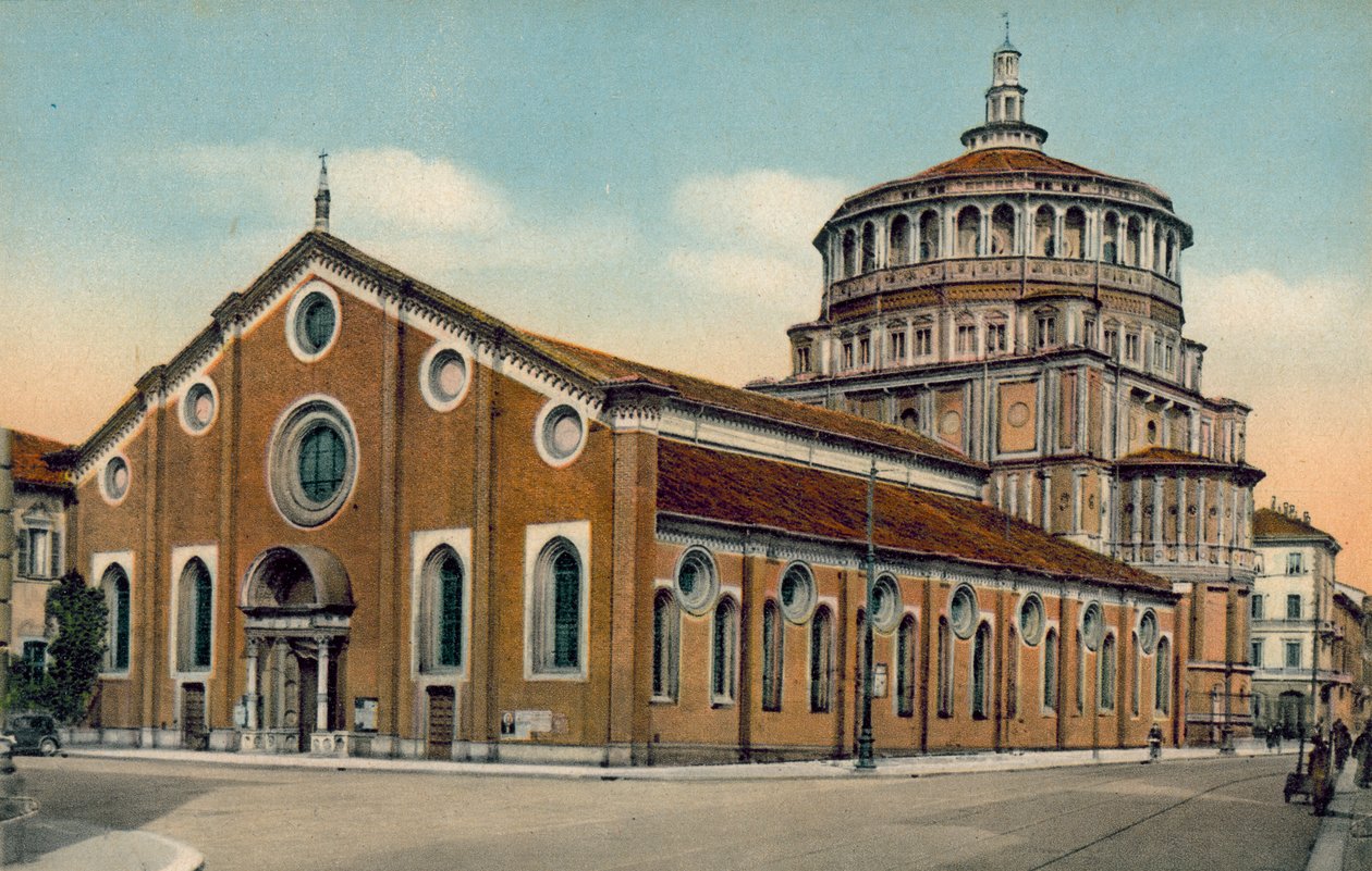 Milan / Milan : Eglise de S Maria della Grazie (photo couleur) - Italian Photographer