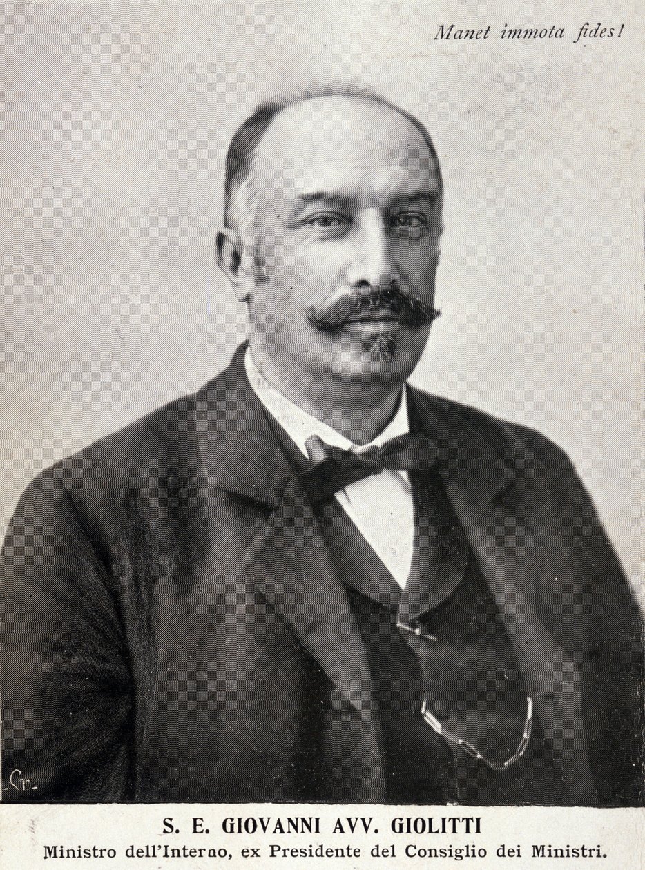 Portrait de Giovanni Giolitti (1842-1928), homme politique italien - Italian Photographer
