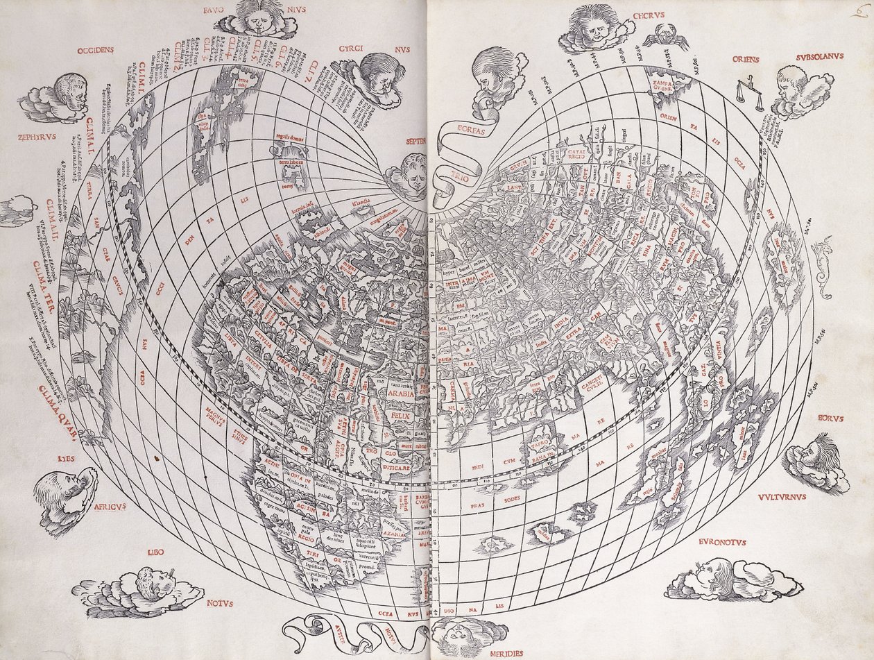 Carte du monde, 1511 - Italian School