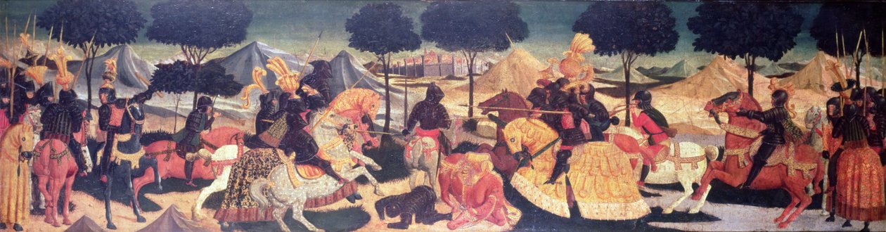 Un tournoi, École florentine - Italian School