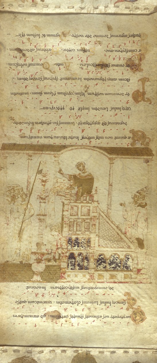 Le Rouleau Exultet de Montecassino, c.1075-1080 - Italian School