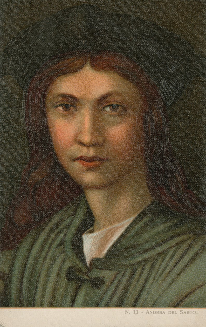 Andrea del Sarto, peintre italien (chromolitho) - Italian School