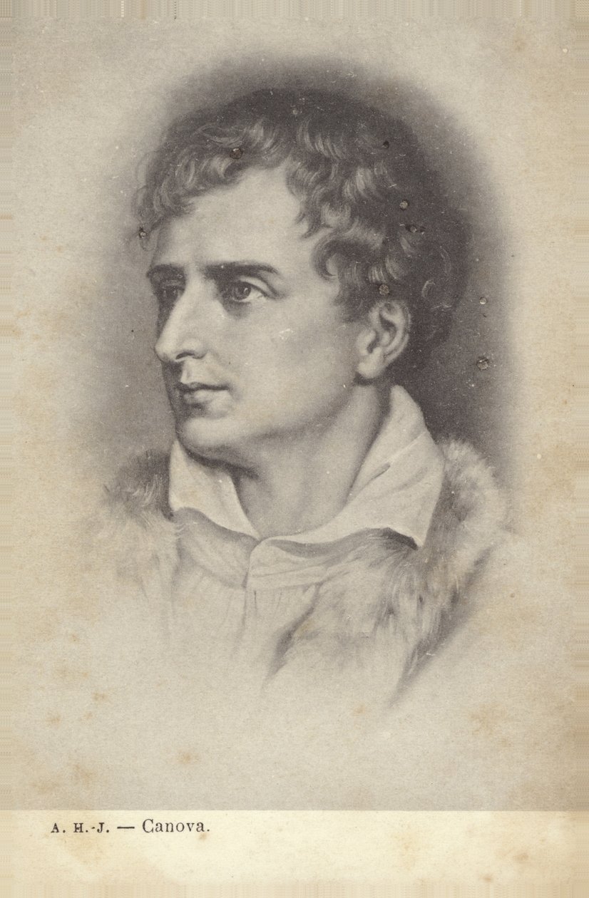 Antonio Canova, sculpteur italien (lithographie) - Italian School
