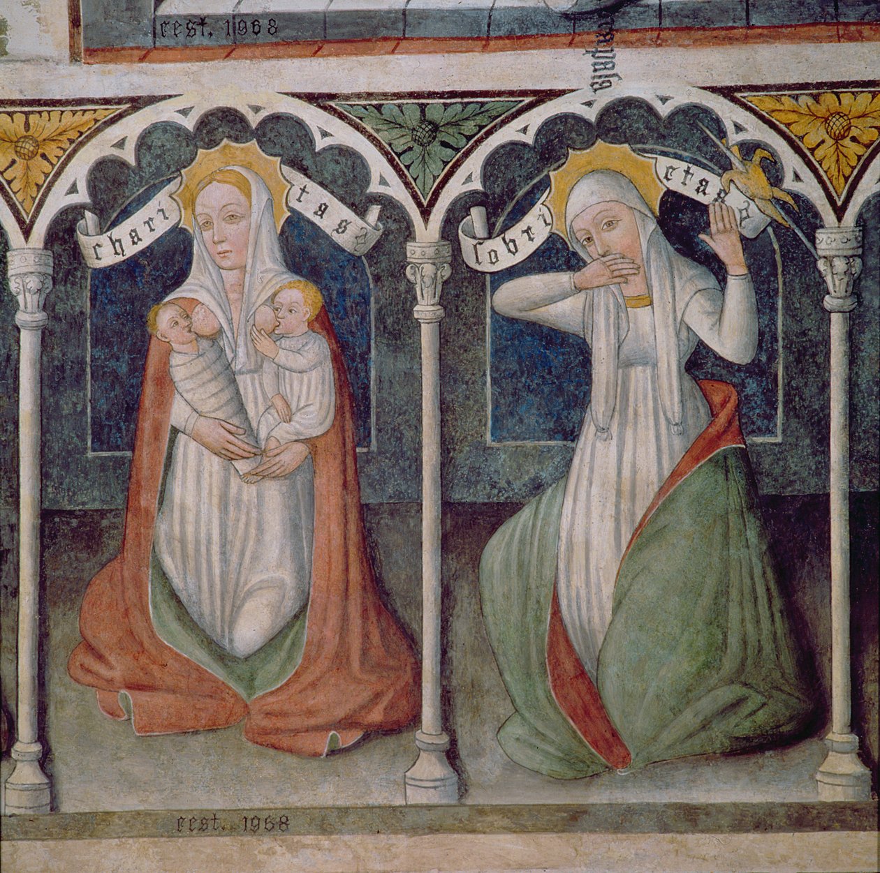 Charité et Tempérance - Italian School