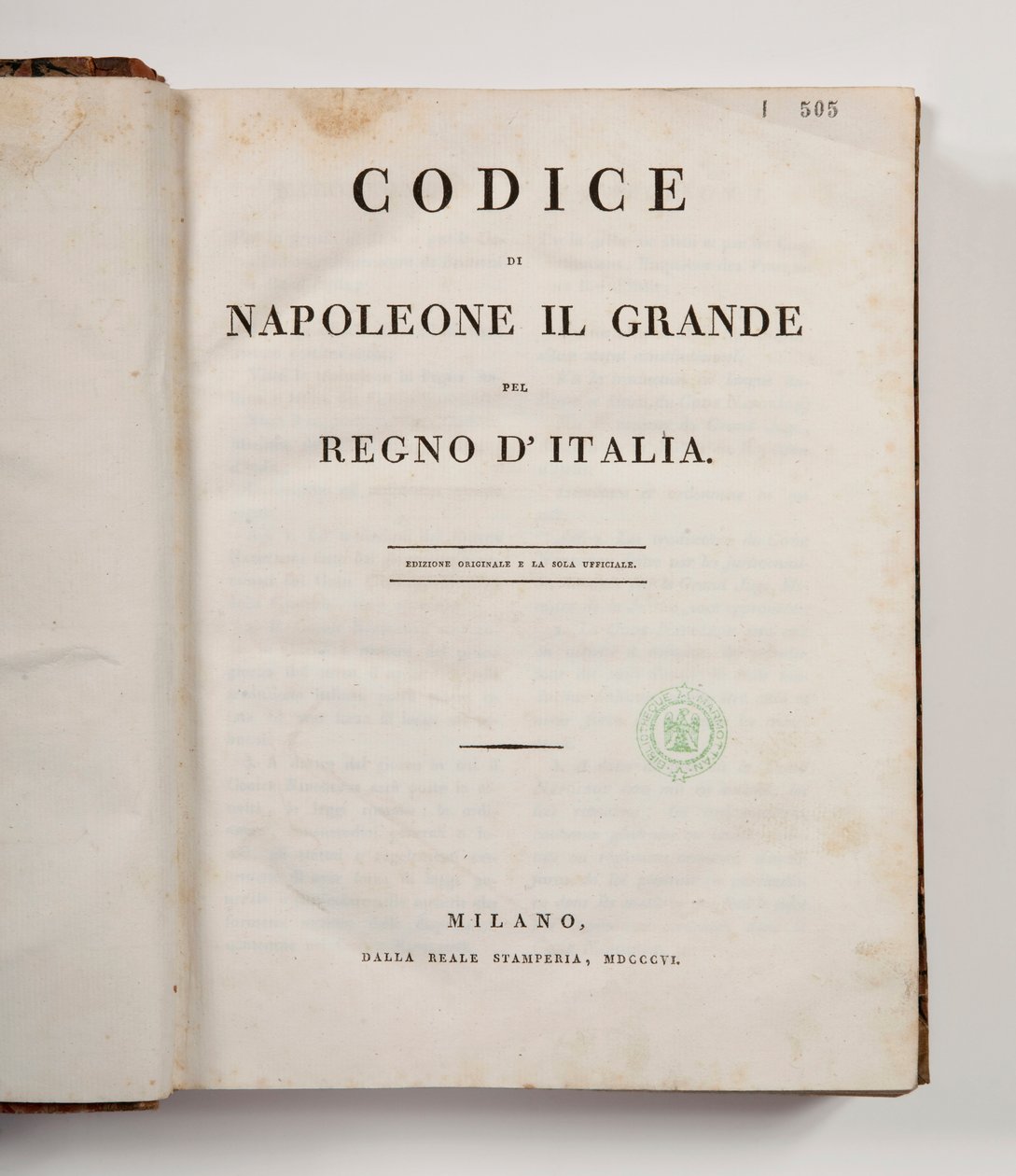 Code de Napoléon le Grand pour le Royaume d