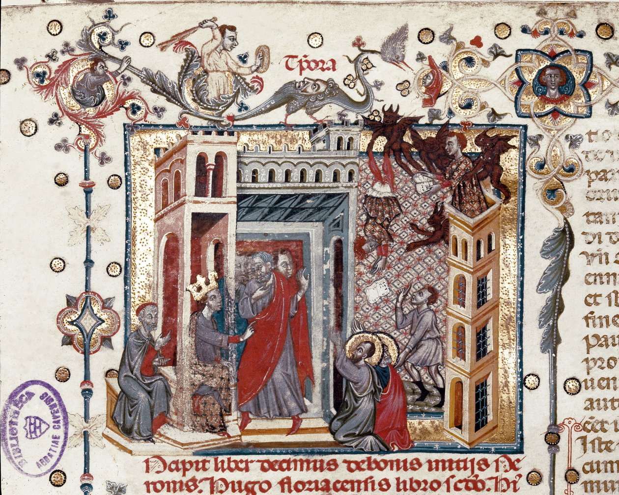 Codices Cavenses, Cod.25 f.181, Simon le Magicien, l