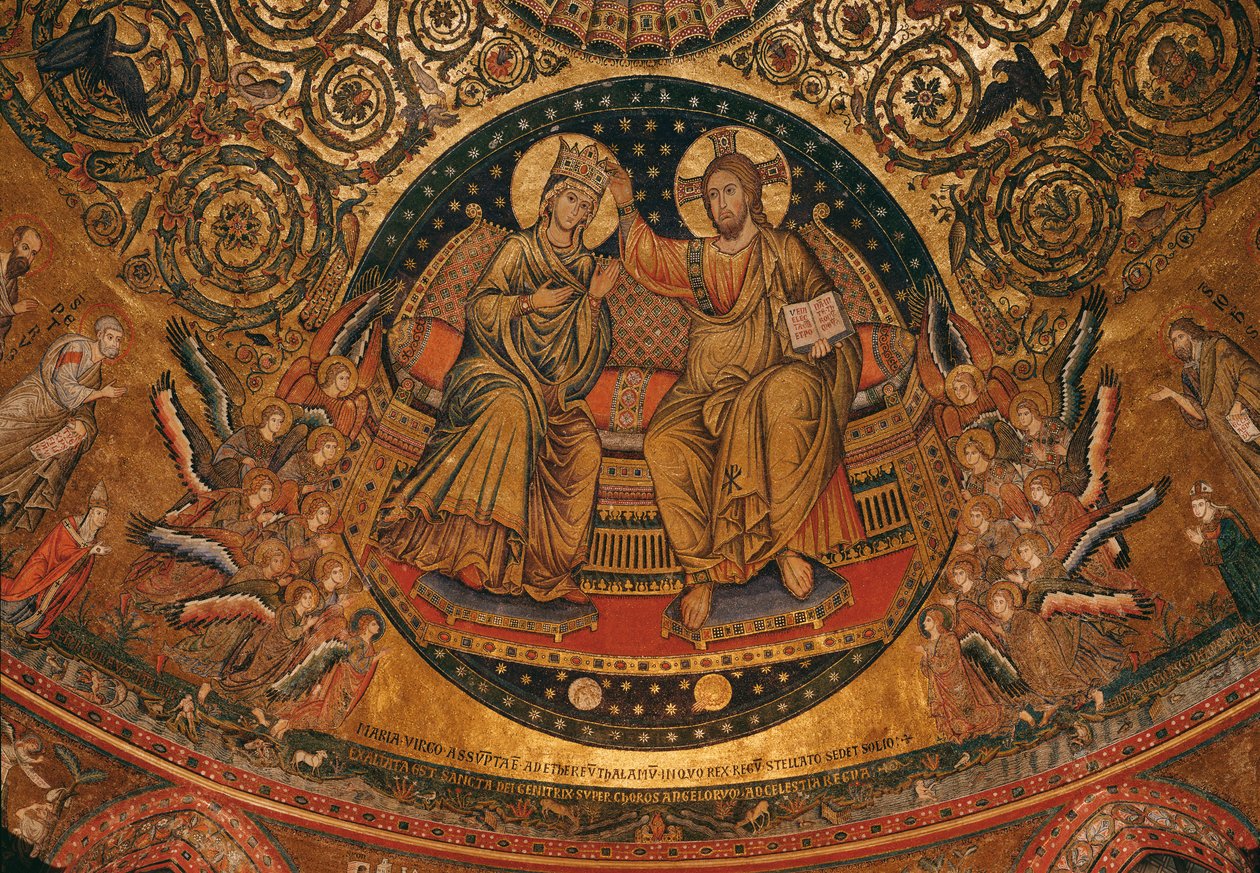 Couronnement de la Vierge, 1296 - Italian School