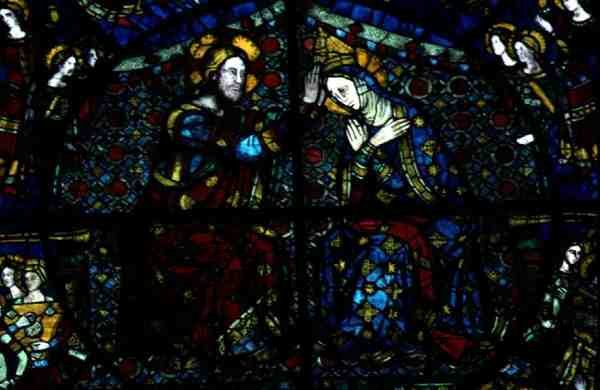 Couronnement de la Vierge, de la rosace ouest - Italian School
