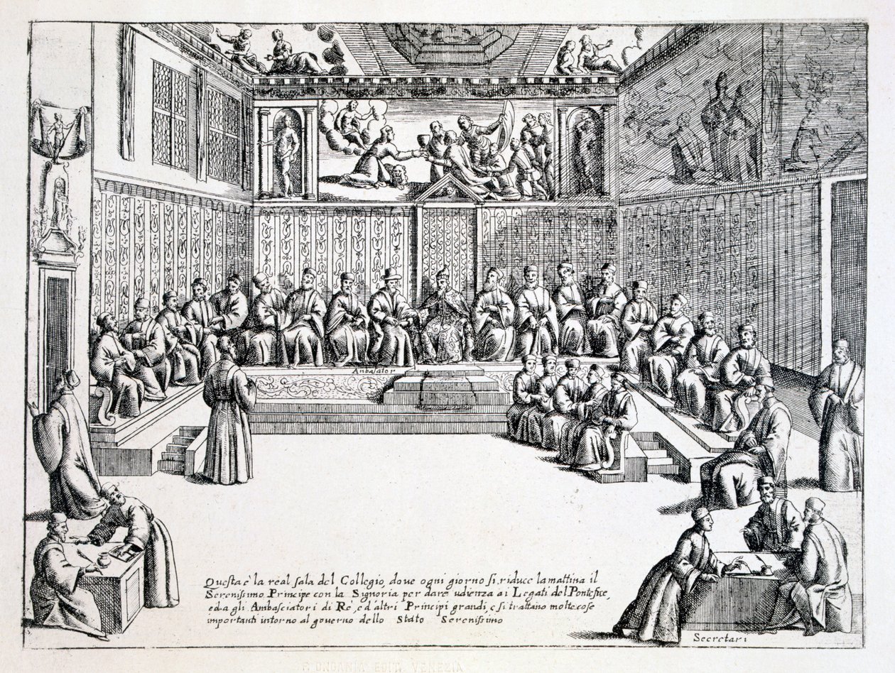 Salle du Conseil du Doge de Venise, 1876 - Italian School