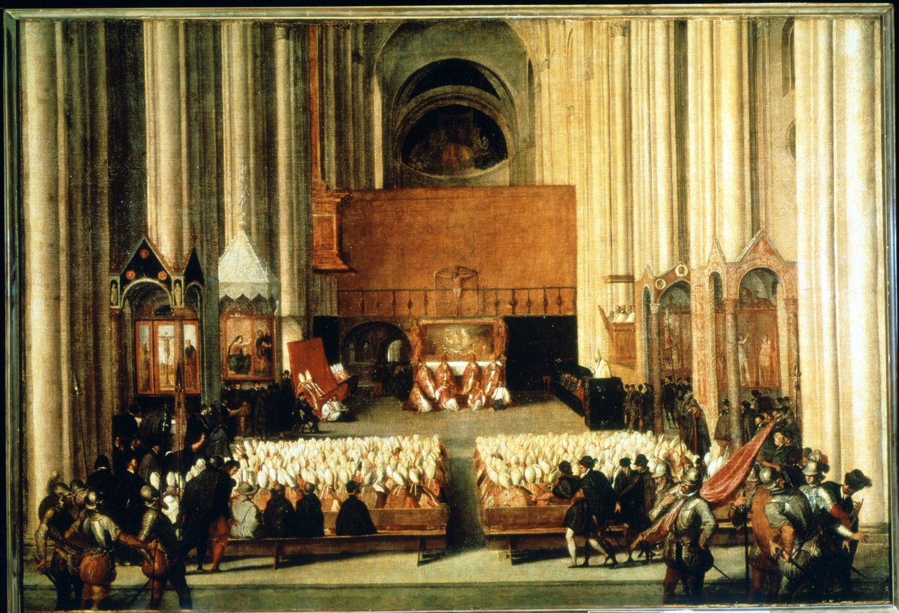 Concile de Trente (1545 - 1563). École italienne - Italian School