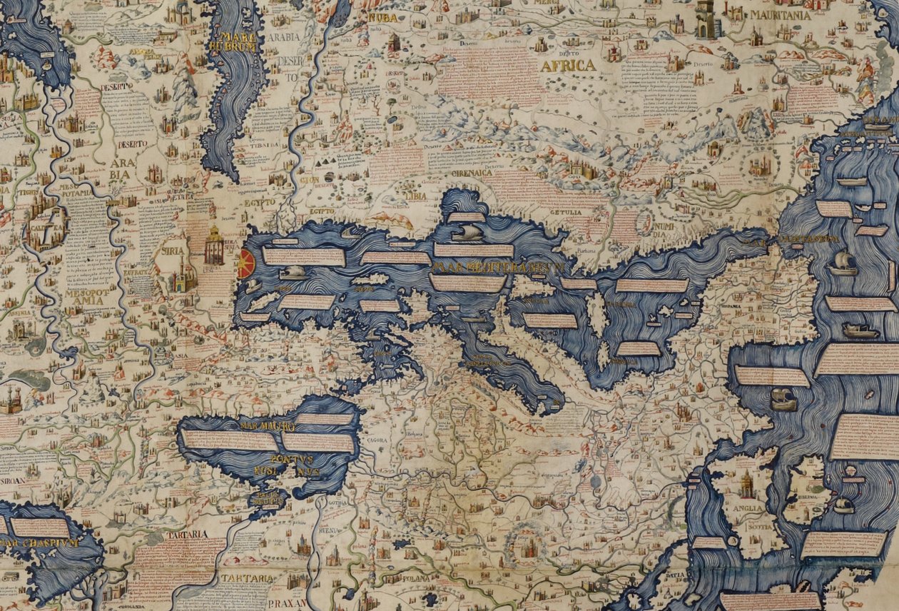 Détail de la Méditerranée, de 