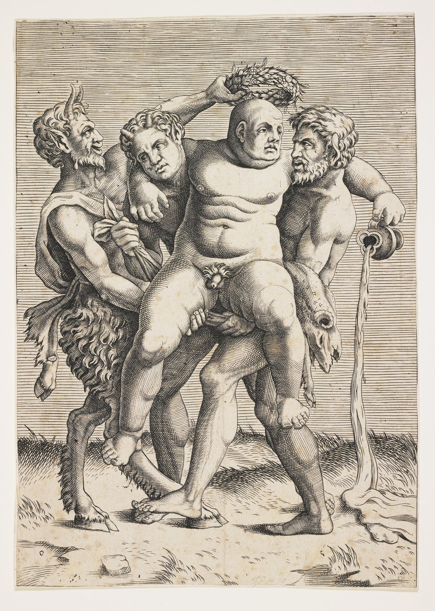 Silenus ivre - Italian School