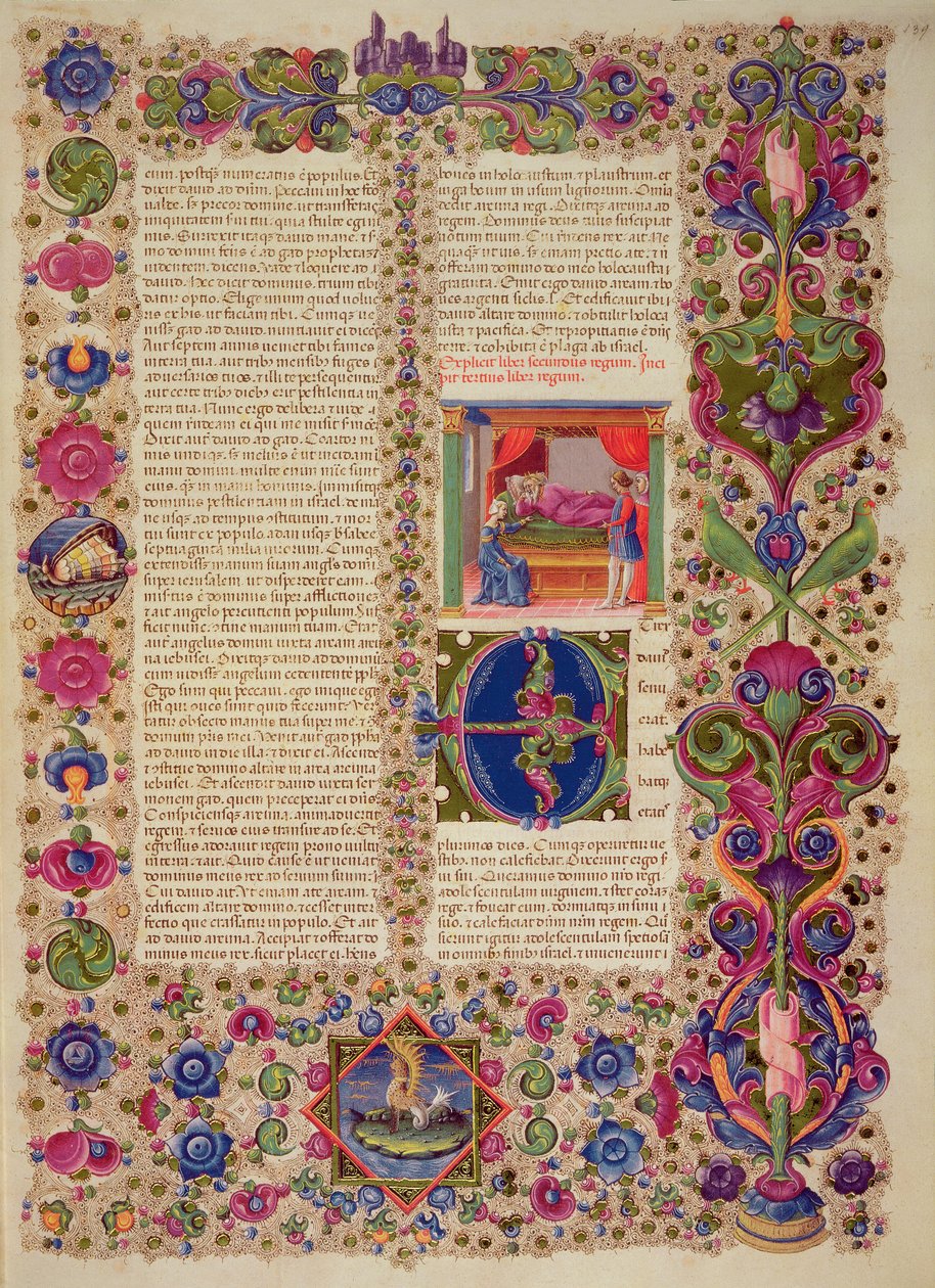 Le troisième livre des Rois, de la Bible de Borso d