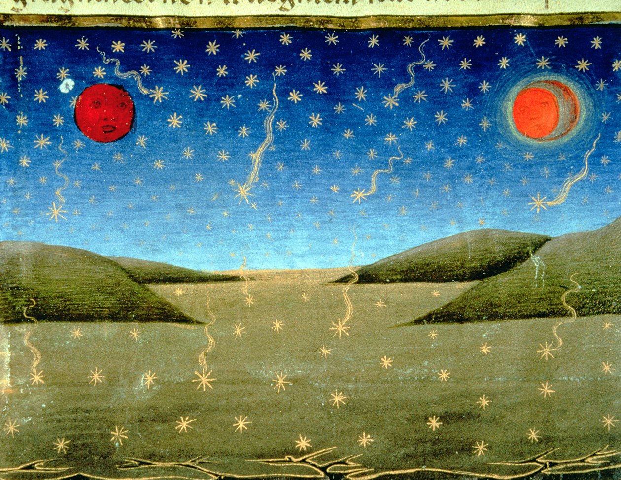 Le Jugement Dernier : Les étoiles tombent et tout est bouleversé - Italian School