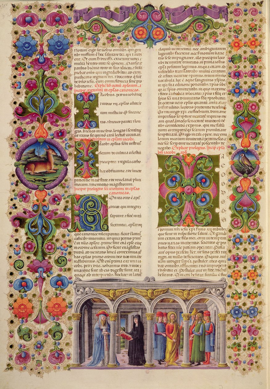 Livre de Jacob, de la Bible de Borso d