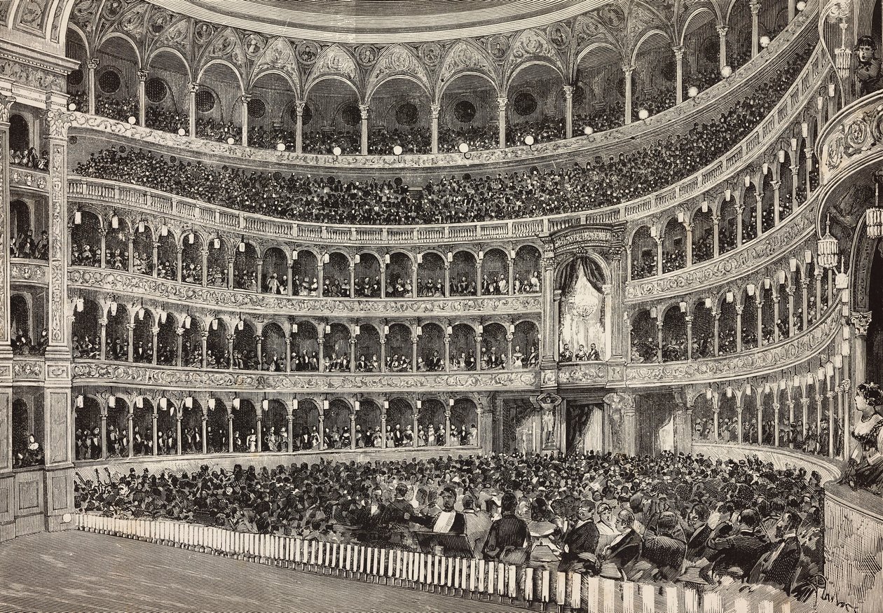 Soirée de gala au théâtre Costanzo en l