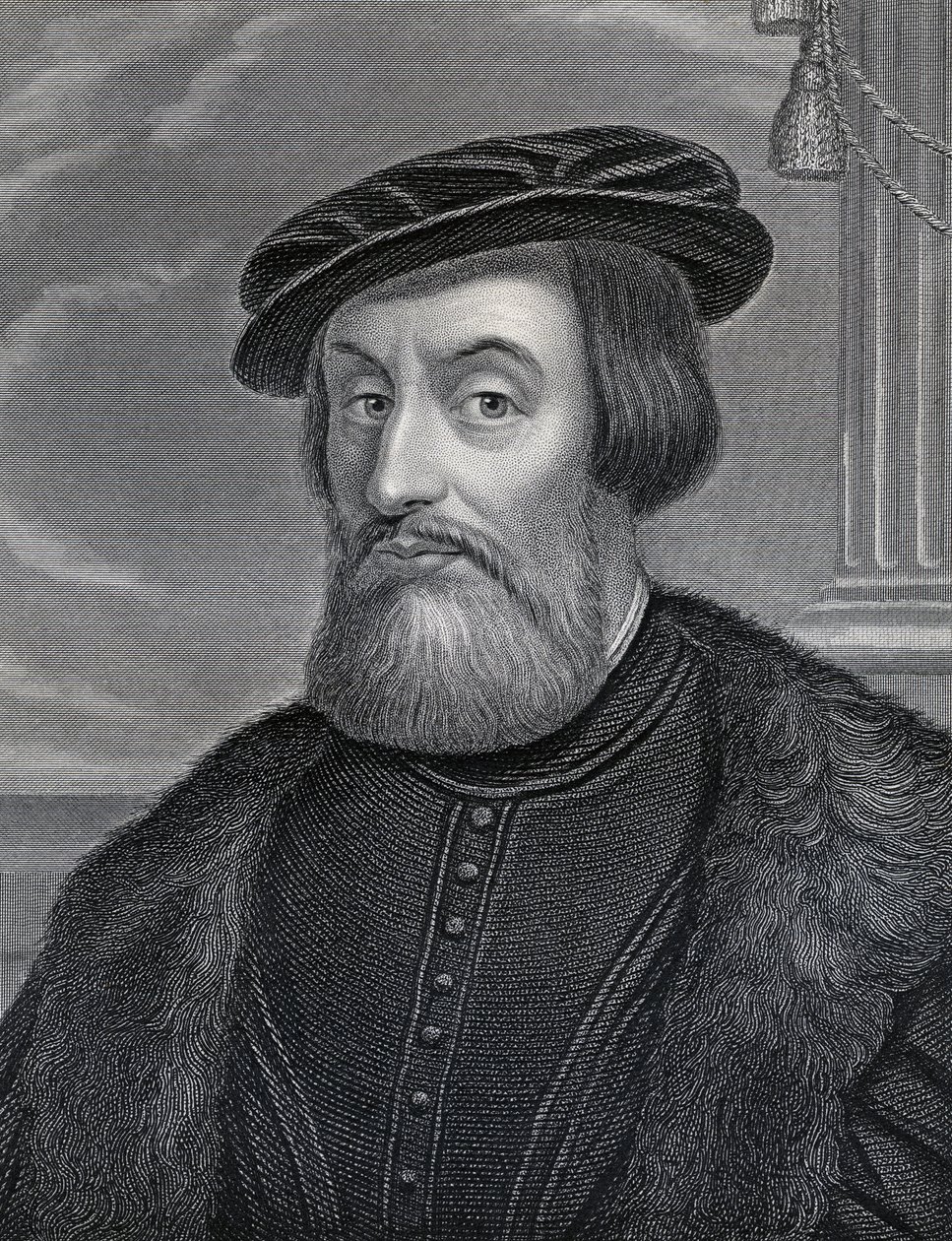Hernan Cortes, gravé par William Holl, vers 1830 - Italian School