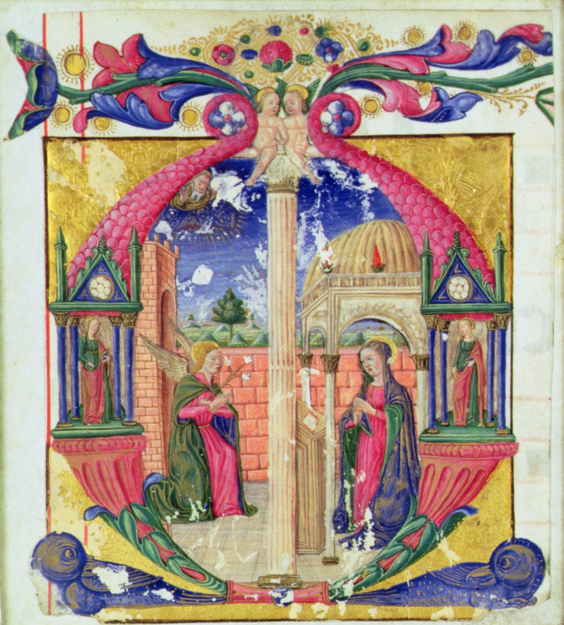 Initiale historiée 