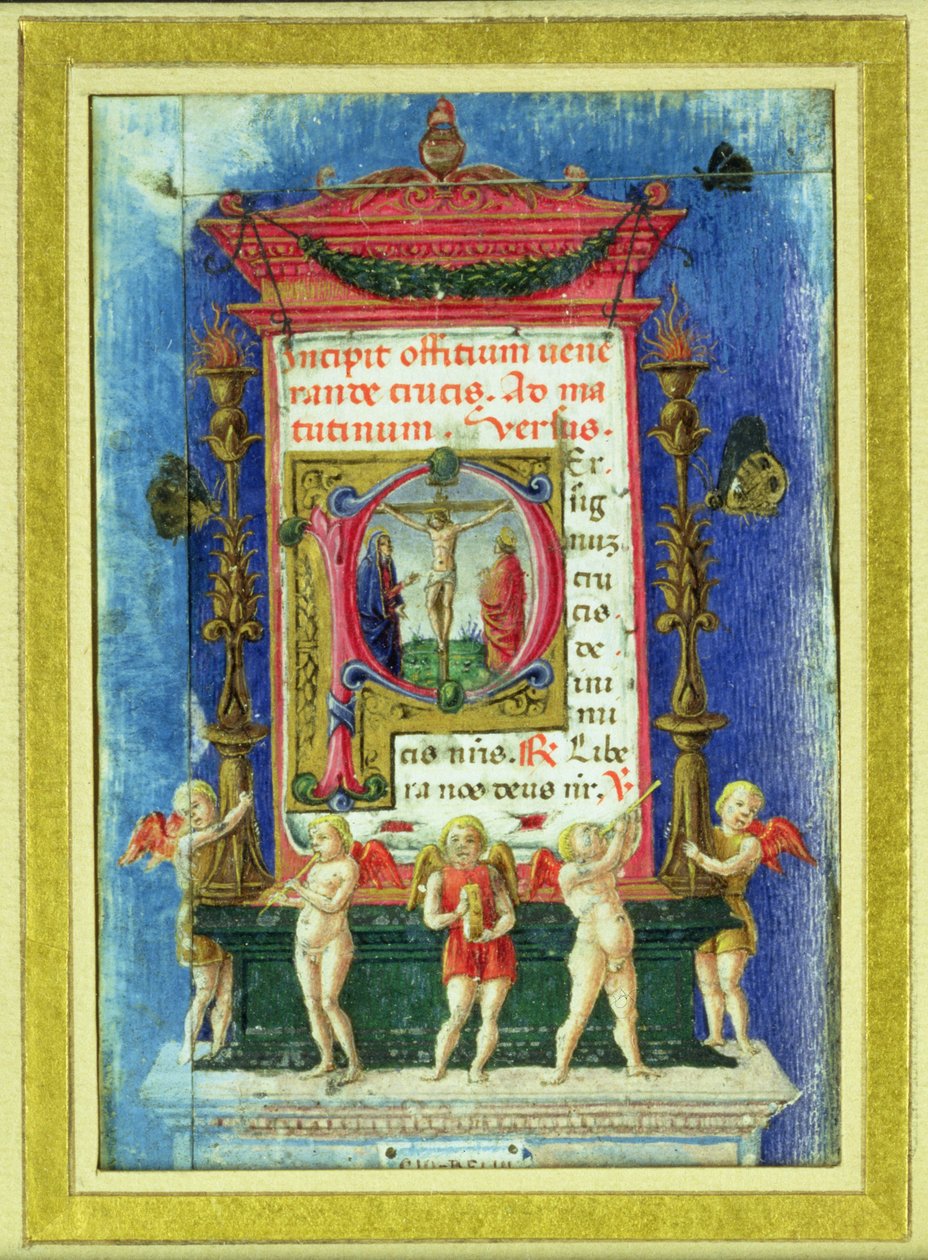 Initiale historiée 